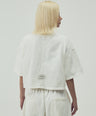 CAMISETA  CROPPED - MARFIL