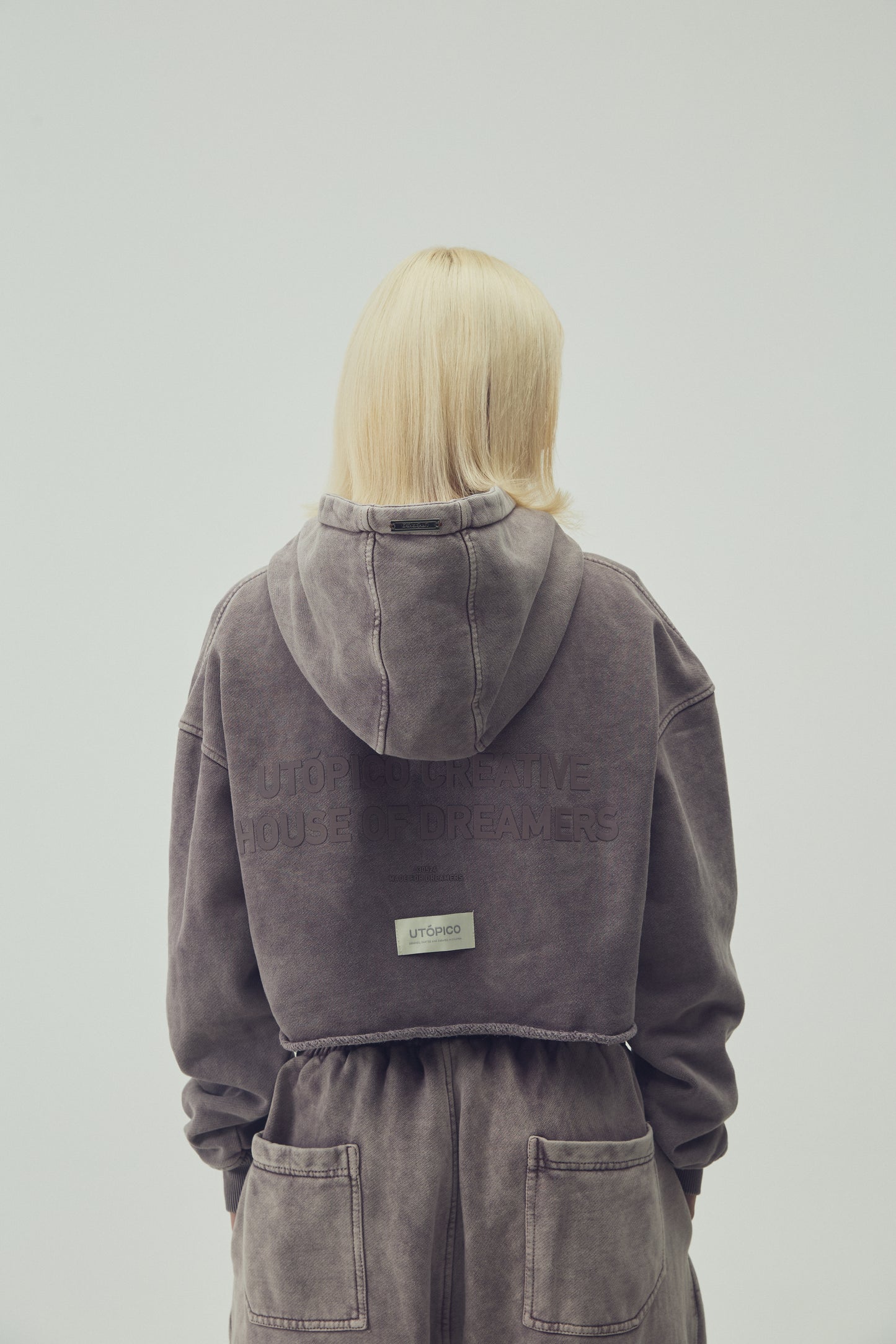 HOODIE  CROPPED - MOCA