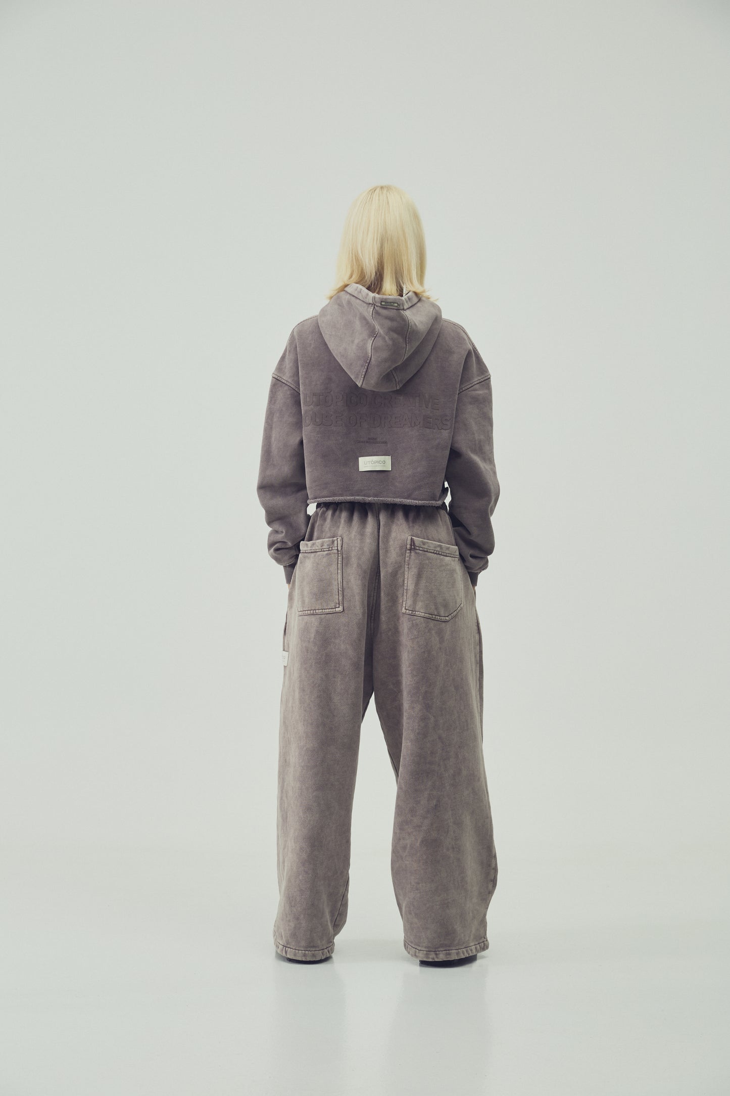 HOODIE  CROPPED - MOCA