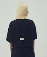 CAMISETA  CROPPED - NEGRO
