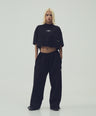 CAMISETA  CROPPED - NEGRO