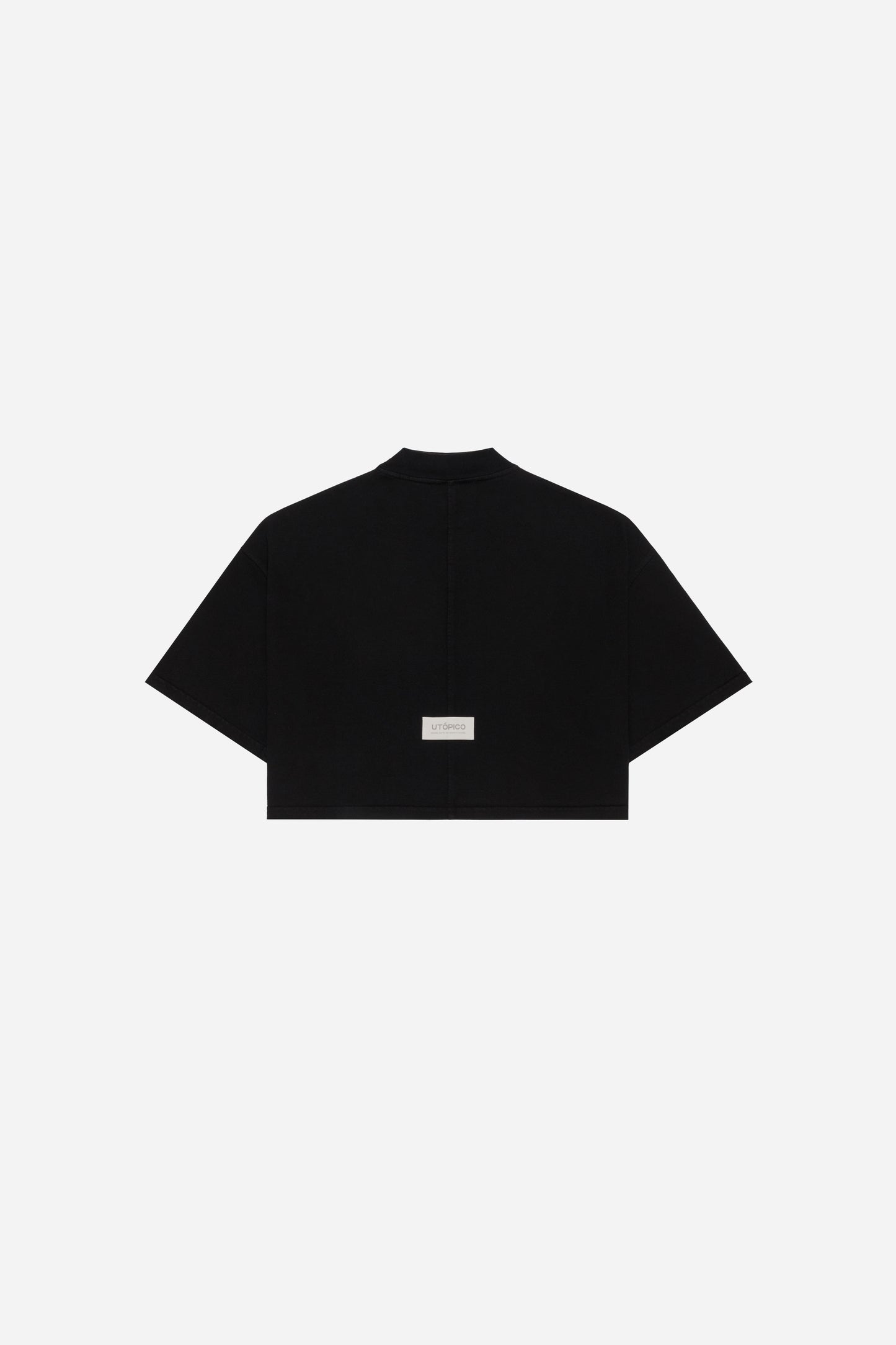 CAMISETA  CROPPED - NEGRO