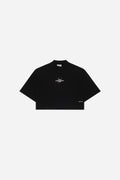 CAMISETA  CROPPED - NEGRO