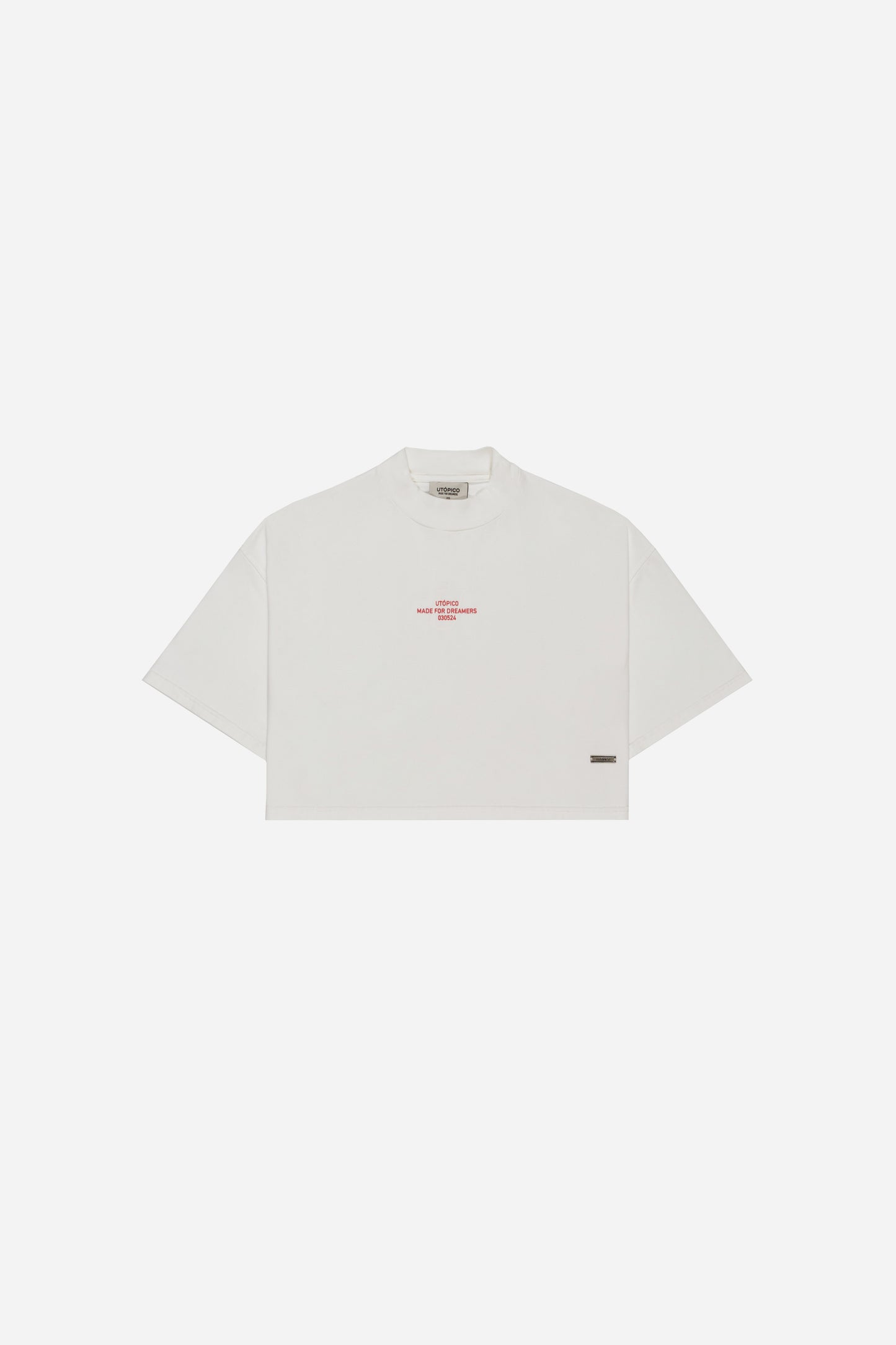 CAMISETA  CROPPED - MARFIL